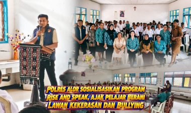 Polres-Alor-Sosialisasikan-Program-Rise-and-Speak,-Ajak-Pelajar-Berani-Lawan-Kekerasan-dan-Bullying