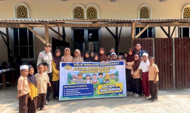 POLSEK-ABAD-SOSIALISASIKAN-PENCEGAHAN-PERUNDUNGAN-ANAK-DI-MIS-BABUL-JIHAD-MORU
