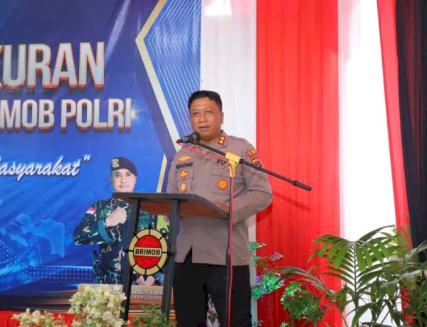 Acara Syukuran HUT ke-80 Korps Brimob Polri di Mako Brimob Kompi 4 Yon A Polda NTT Berjalan Penuh Keakraban dan Kebersamaan. 