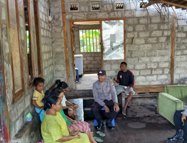 Polsek Alor Timur Intensifkan Patroli dan Sambang Kamtibmas di Kelurahan Kolana Utara