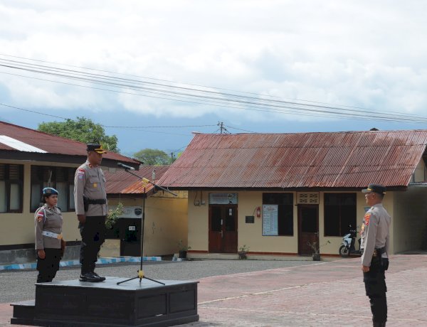 Polres Alor Perkuat Sinergitas Lewat Apel Siaga Kamtibmas Jelang Ibadah Puasa