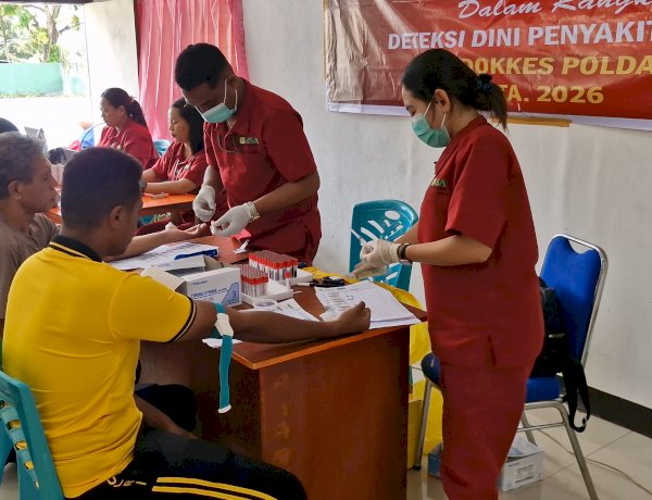 Polres Alor Ikuti Pemeriksaan Kesehatan Berkala Tahun 2026, Langkah Preventif Deteksi Dini Penyakit Kronis dan Wujudkan Personel Sehat Prima