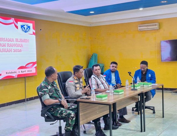 GAMKI Alor Himpun Lintas Sektor Bahas Pengamanan Paskah 2026 di Aula Polres