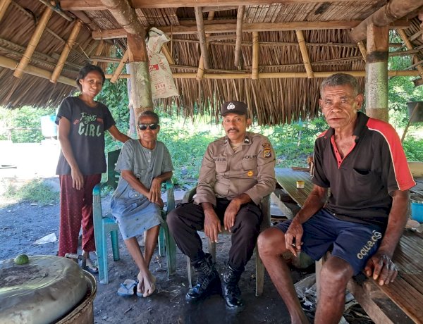 Polsek Alor Timur Laksanakan Patroli Dialogis dan Sambang Kamtibmas di Desa Maritaing