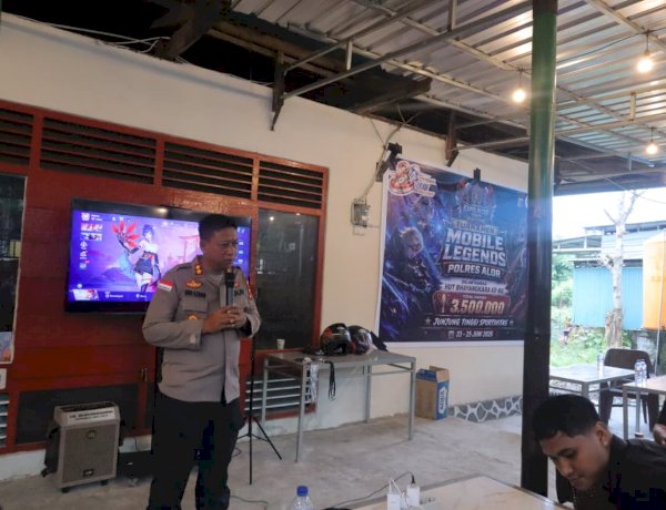 SEMARAK HARI BHAYANGKARA KE-80, POLRES ALOR GELAR SELEKSI MOBILE LEGENDS KAPOLRI CUP