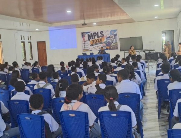Polres Alor Sosialisasikan NTT Zero TPPO kepada Siswa Baru, Tanamkan Kesadaran Digital Sejak Dini