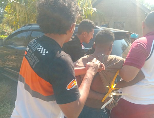 Tim Unit Pidum Satreskrim Polres Alor Bersama Tim URC Berhasil Tangkap Pelaku Penganiayaan Berat yang Buron Selama Berbulan-bulan