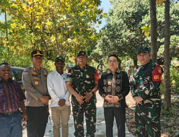 Kapolres Alor Hadiri Penutupan Program Karya Bakti TNI AD untuk Rakyat TA 2026, Wujudkan Sinergitas Dukung Pembangunan Daerah