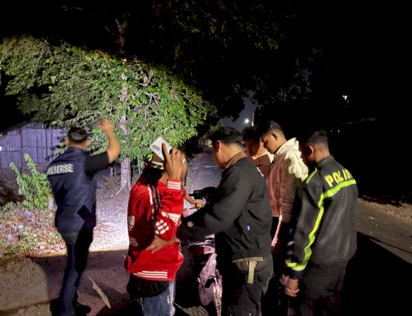 Cegah Gangguan Kamtibmas, Tim URC Polres Alor Intensifkan Patroli Malam di Sejumlah Titik Rawan