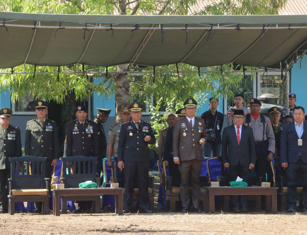 Kapolres Alor Hadiri Upacara HUT ke-81 TNI, Tegaskan Soliditas dan Sinergitas TNI-Polri