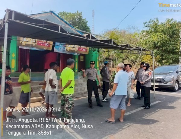 Polsek Alor Barat Daya Gelar Patroli dan Sambang Kamtibmas, Ajak Masyarakat Jaga Keamanan dan Ketertiban