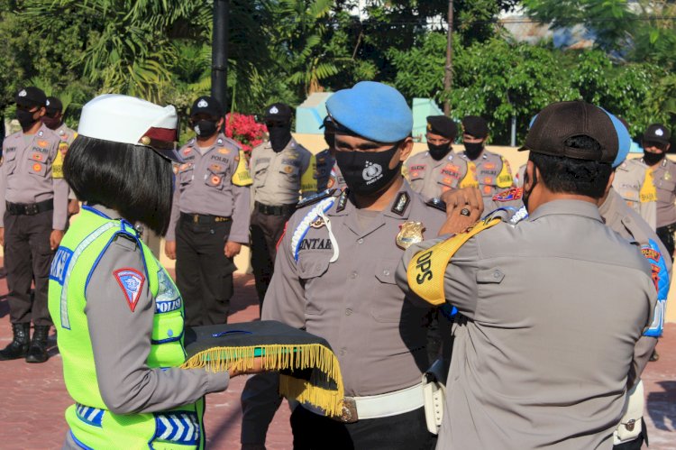 Polres Alor Laksanakan Apel gelar Pasukan Operasi Patuh Turangga 2020