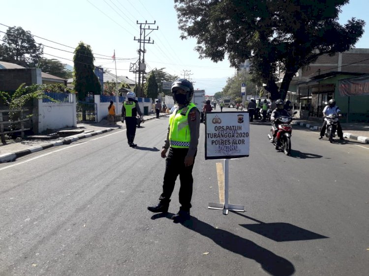 Satlantas Polres Alor Laksanakan Operasi Patuh Turangga 2020