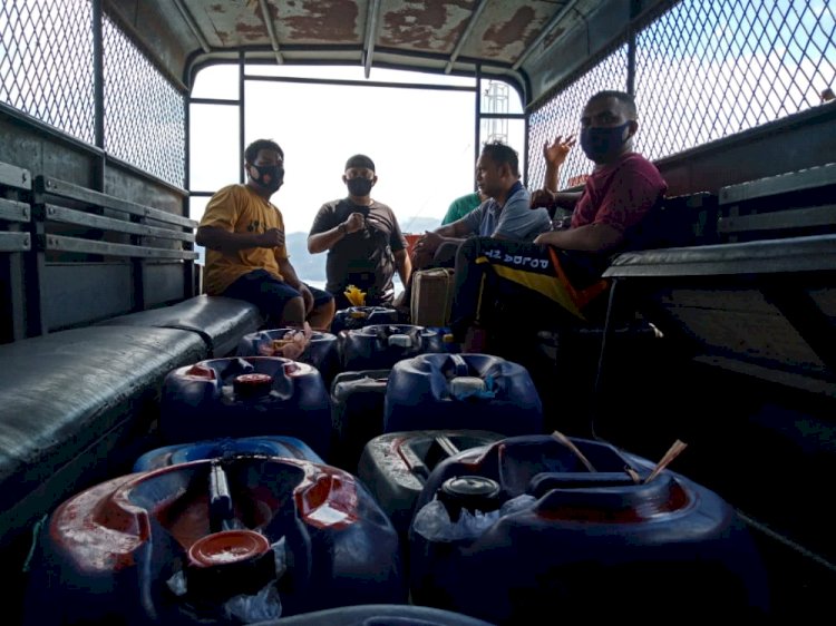 Polres Alor berhasil mengamankan Minuman keras di perairan Alor