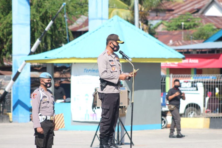 Kapolres Alor Pimpin Apel Kesiapsiagaan Penanggulangan Bencana Alam