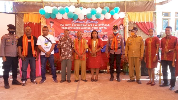 Kapolsek Hadiri Kegiatan Hari Kesehatan Nasional Ke - 56