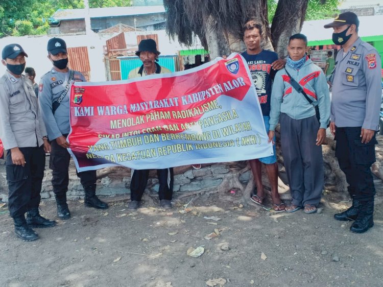 Ops Bina Waspada Turangga Hari Ke-10, Kasat Binmas Polres Alor Kembali Berikan Himbauan dan Sosialisasi