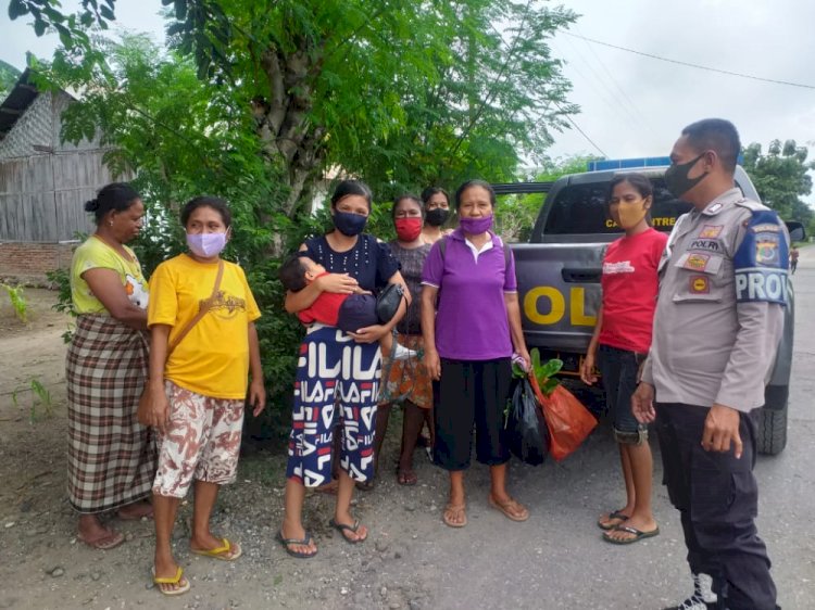 Polsek Alor Barat Laut Laskanakan Patroli Sambang Kepada Warga