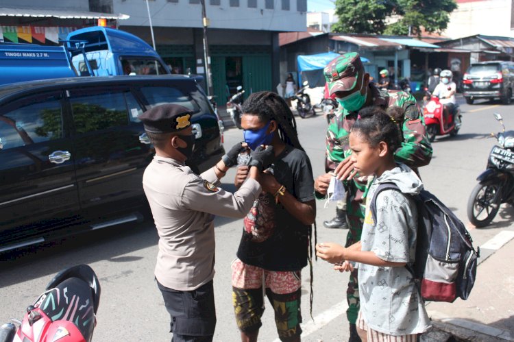 Polres Alor Bersama Instasi terkait Laksanakan Operasi Yustisi Guna Penegakan Disiplin Protokol Kesehatan