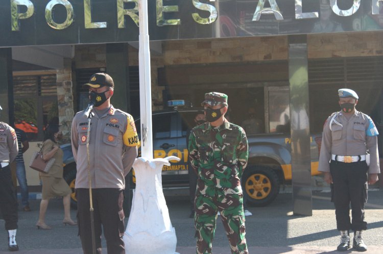 Polres Alor Gelar Apel Gabungan Dalam Rangka Operasi Yustisi