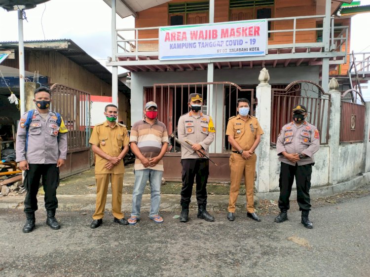 Kapolres Alor Cek Kampung Tangguh Kelurahan Kalabahi Kota