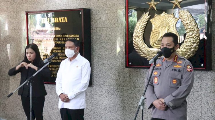 Disambangi Menpora, Kapolri Bahas Kegiatan Olahraga Bisa Terlaksana Disaat Pandemi