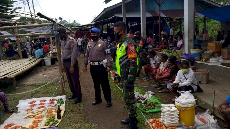 Operasi Yustisi, TNI-POLRI Laksanakan Himbauan Prokes