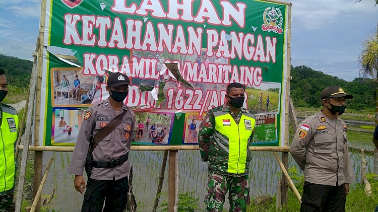 TNI-POLRI Dukung Kegiatan Ketahanan Pangan