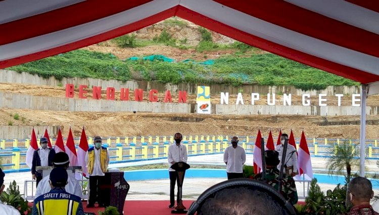 Presiden Resmikan Bendungan Napun Gete di Kabupaten Sikka-NTT