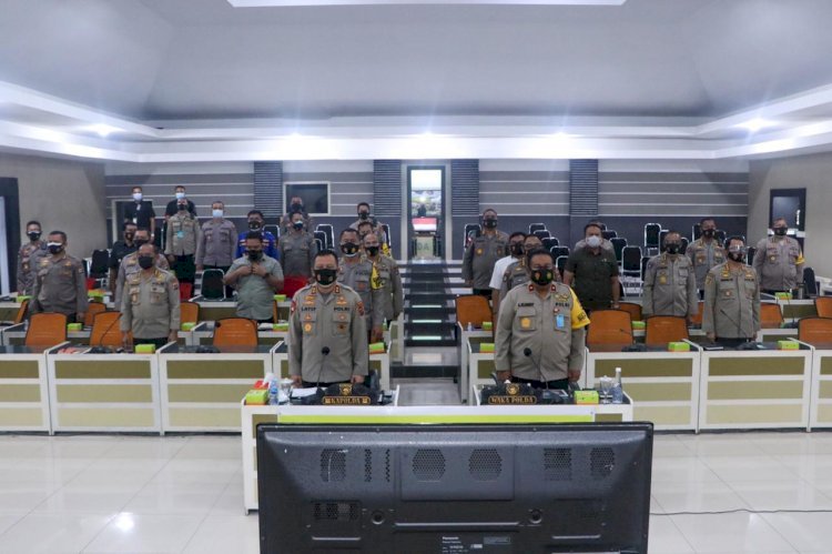 Polda NTT Ikuti Commander Wish Kapolri Lewat Video Conference