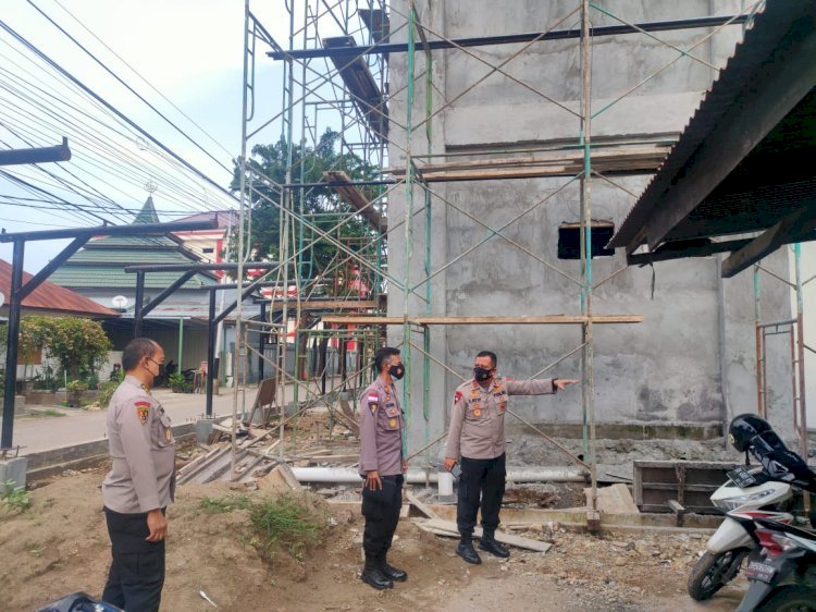 Kapolda NTT Tinjau Pembangunan Gedung Baru Logistik Polda NTT