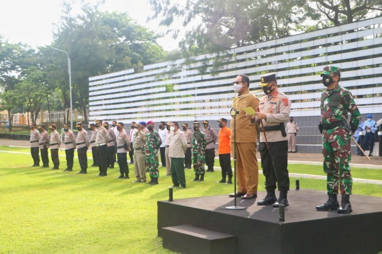 Antisipasi Bencana Alam dan Karhutla, Polda NTT Gelar Apel Pasukan Gabungan Kesiapsiagaan