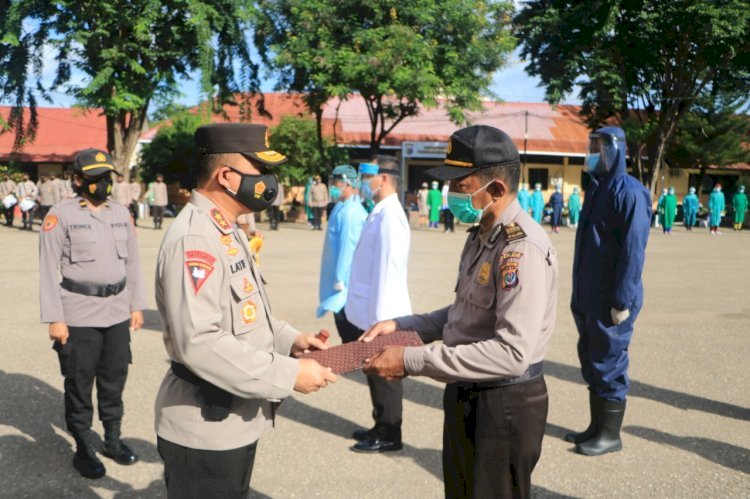 Bentuk Penghormatan Khusus kepada Bhayangkari Pejuang Kesehatan, Kapolda NTT Ajak Anggota Mengheningkan Cipta