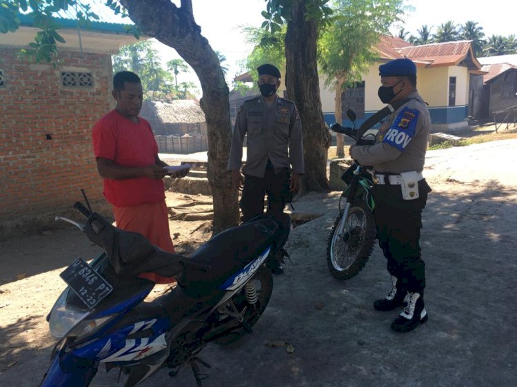 Wujudkan Sinergitas Dengan Warga, Polsek Pantar Laksanakan Sambang