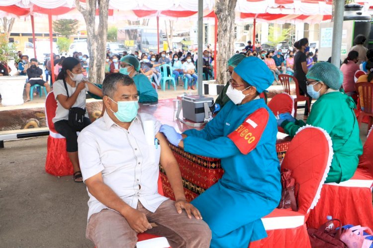 Sebanyak 23.802 Warga di NTT Terlayani Vaksin oleh Polda NTT dan Polres Jajaran