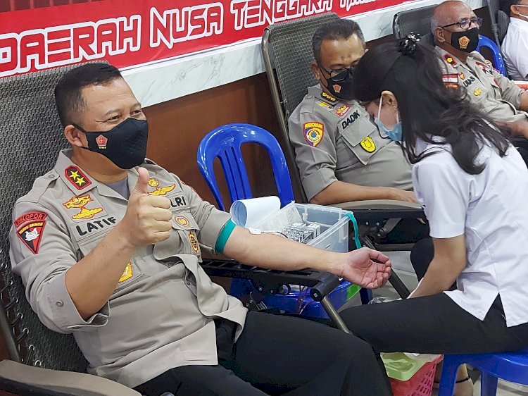 Selenggarakan Kegiatan Donor Darah, Kapolda NTT:Semoga Dapat Bermanfaat Bagi Masyarakat