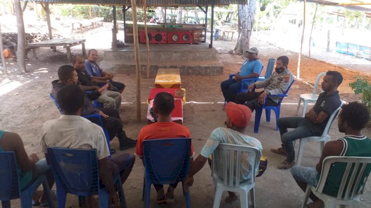 Kapolsek ATU bersama Personil Laksanakan Sambang