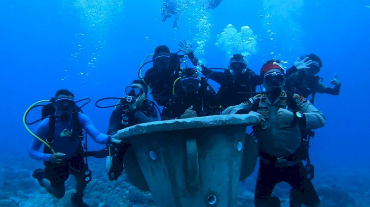 Kapolres Alor Apresiasi Yayasan Taka Peduli Konservasi Laut