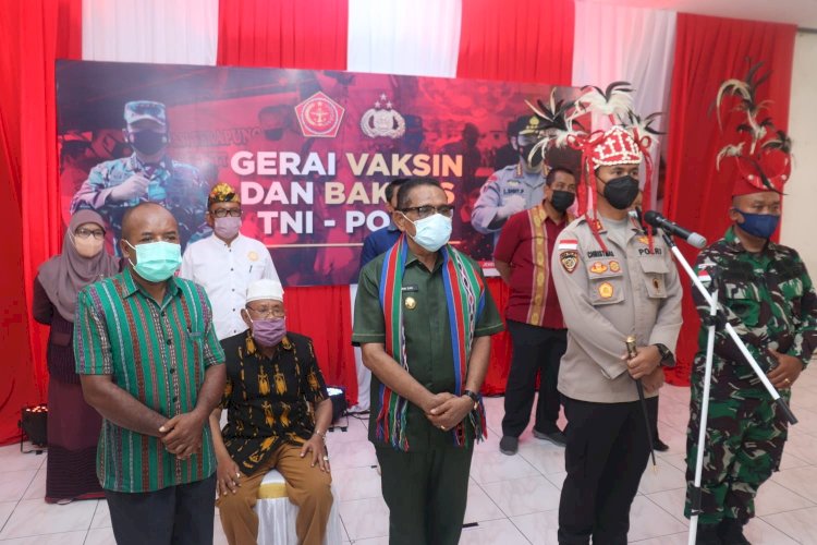 Gerai Vaksin TNI - Polri Alor guna capaian target percepatan vaksin