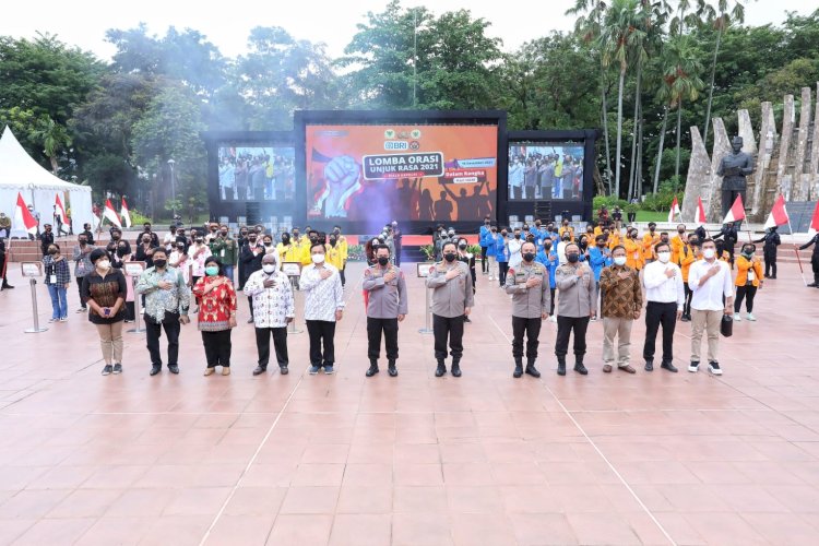 Buka Lomba Orasi, Kapolri: Komitmen Polri Junjung Tinggi HAM dan Nilai Demokrasi