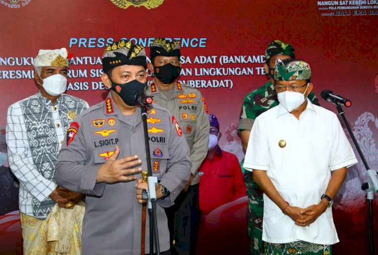 Jaga Kekayaan Desa Adat di Bali, Kapolri Kukuhkan Bankamda dan Sipandu Beradat