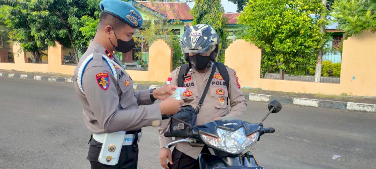 Minimalisir Pelanggaran, Propam Polres Alor Gelar Oprasi Gaktibplin