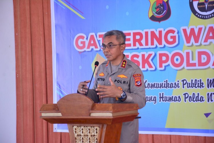 Gathering Wartawan Desk Polda NTT, Kapolda NTT: Peran Media Cukup Penting dan Berpengaruh dalam Pemberitaan