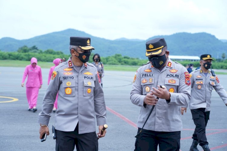 Resmikan Satuan Pengamanan Kerja Baru, Kapolda NTT Kunjungi Manggarai Barat