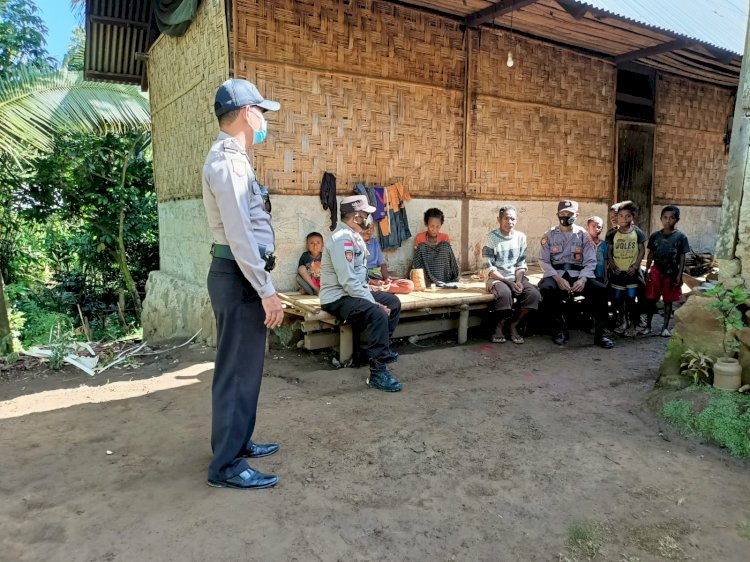 Personel Polsek Alor Selatan Laksanakan Patroli dan Sambang Warga