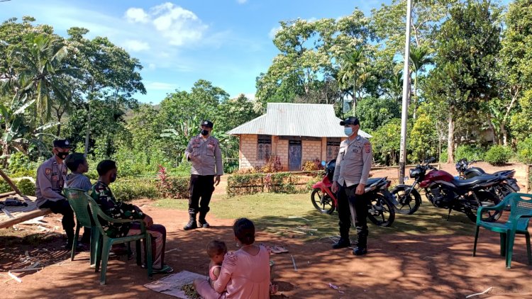 Polsek Alsel Laksanakan Patroli Sambang