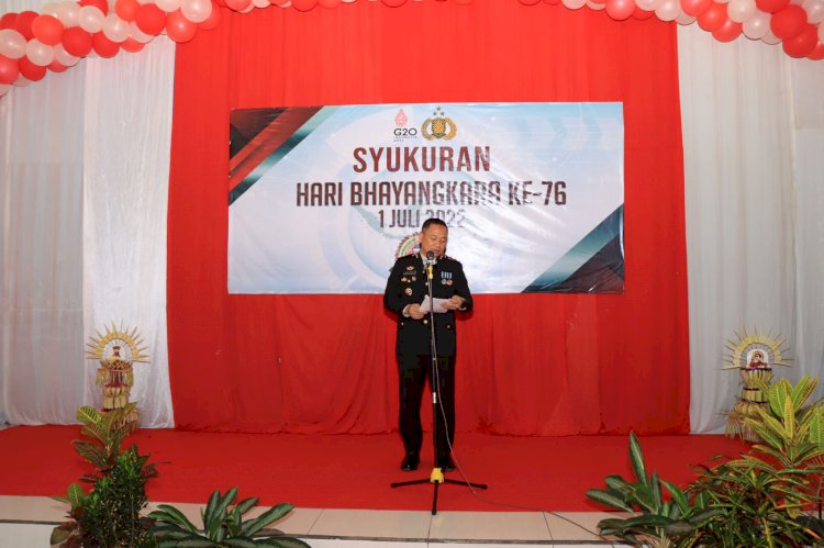 Hari Bhayangkara Ke-76, Polres Alor Gelar Syukuran