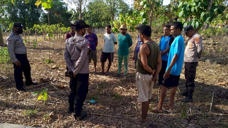 Cegah Karhutla, Polsek Pantar Laksanakan Himbauan Ke Mayarakat