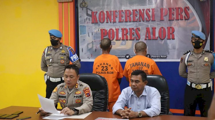 Polres Alor  Konfrenei Pers 2 Perkara Kasus Persetubuhan dan Pecabulan