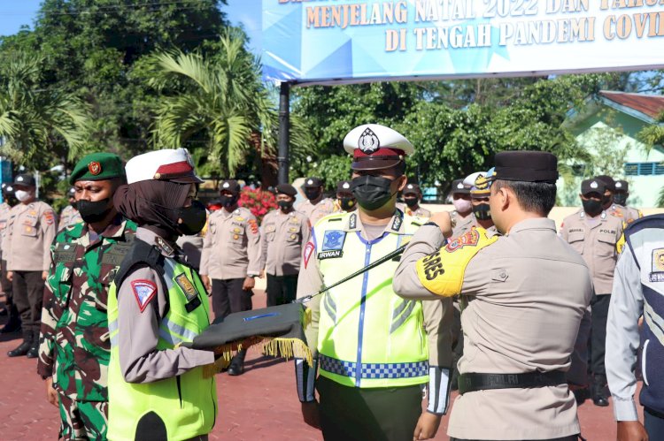 Polres Alor Laksanakan Apel Gelar Pasukan Dalam Rangka Operasi Zebra Turangga 2022